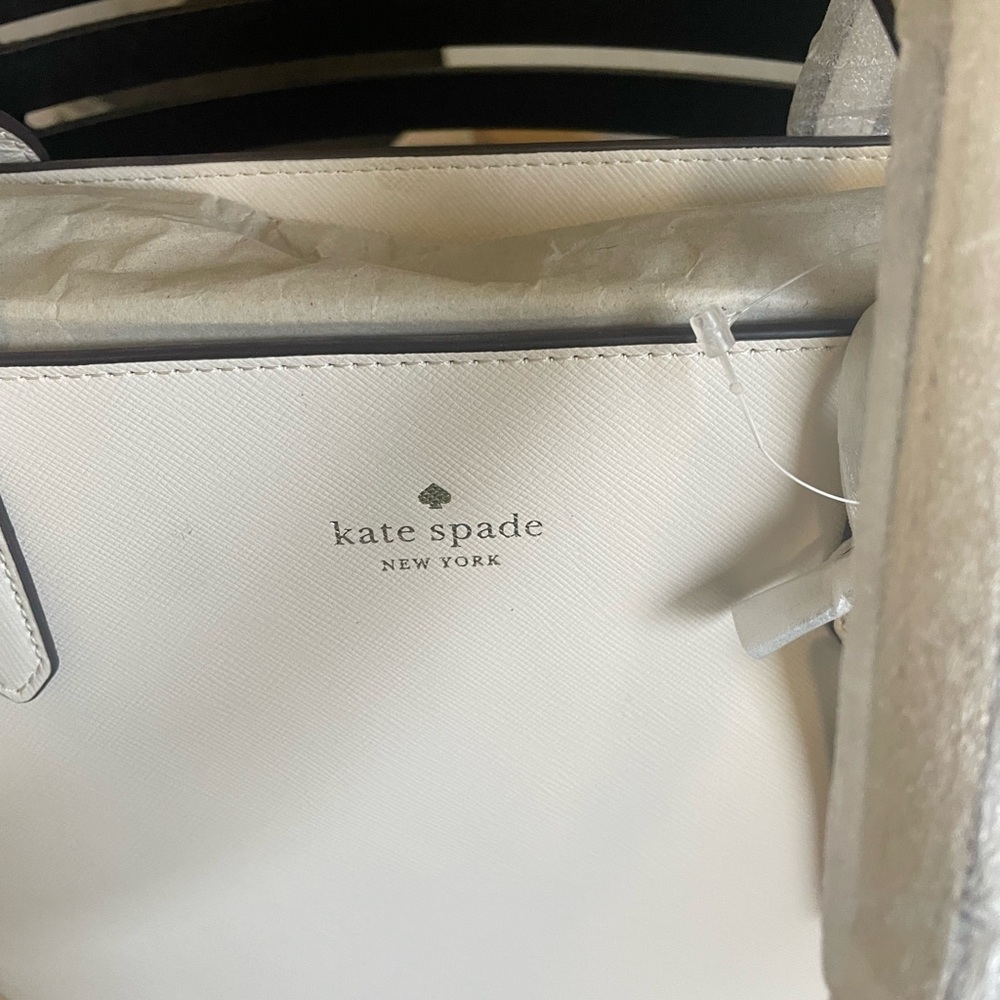 Kate Spade Elegant White Tote Bag
